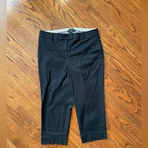 Talbots Black The Perfect Crop Curvy Pants - Size 10 Petite